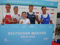 Deutscher Meister U17 4x+ K&ouml;ln 2018 in RG